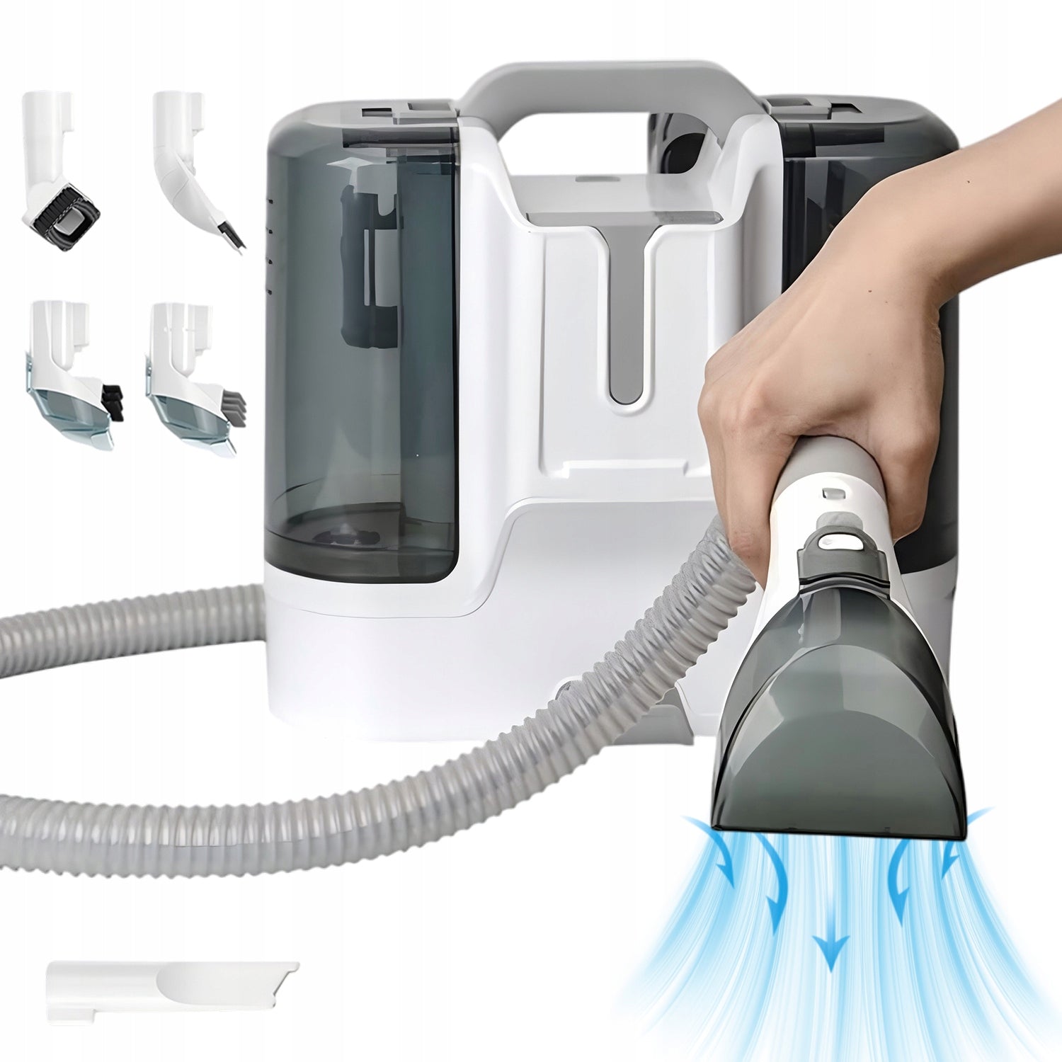 8L WASHING VACUUM CLEANER FOR UPHOLSTERY CARPETS PROFESSIONAL TWO TANKS