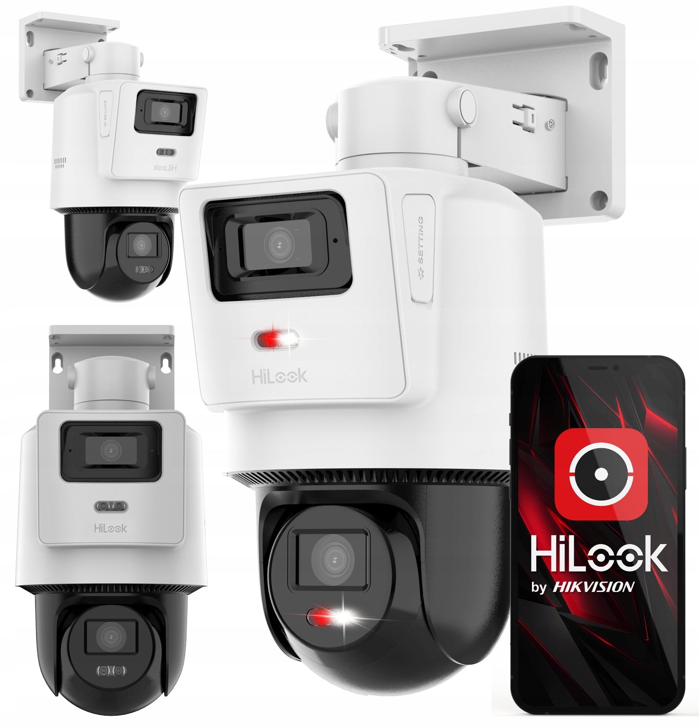 8MPx (4MP+4MP) TandemVu PTZ-D4 HiLook by Hikvision