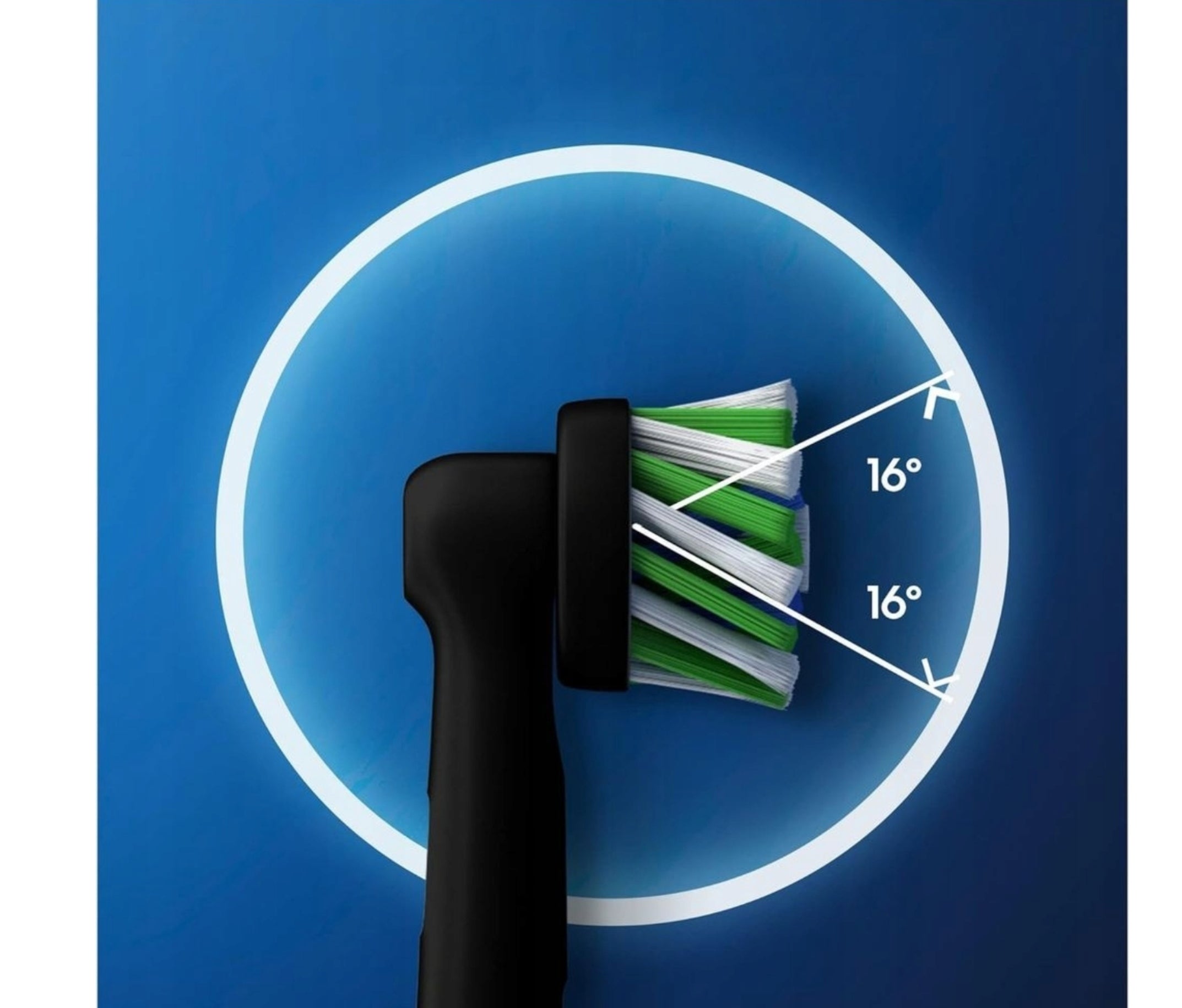 8XORAL-B Braun CROSS ACTION EB50 BLACK TIP FOR ELECTRIC TOOTHBRUSH Packaging status original