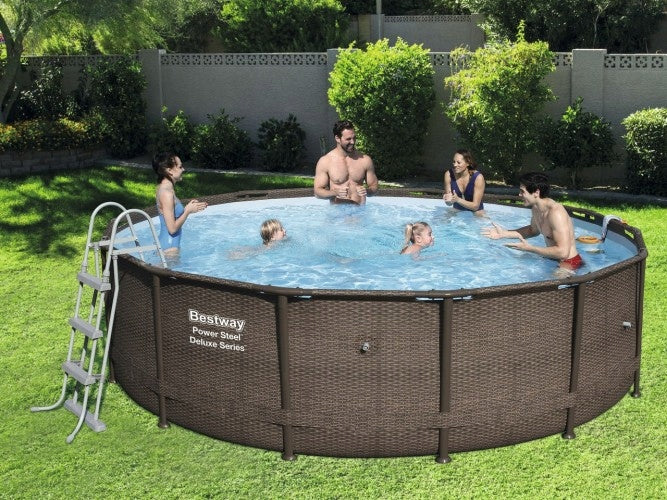 8in1 GARDEN FRAME POOL 366x100 cm + PUMP + LADDER BESTWAY Manufacturer code 56709-17w1B
