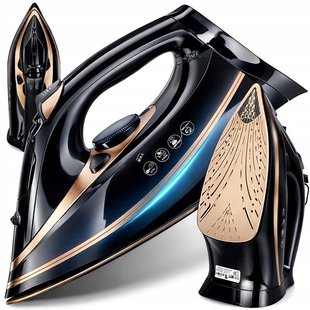 8in1 STEAM IRON CERAMIC COATING 2600W HIGH POWER WATER TANK