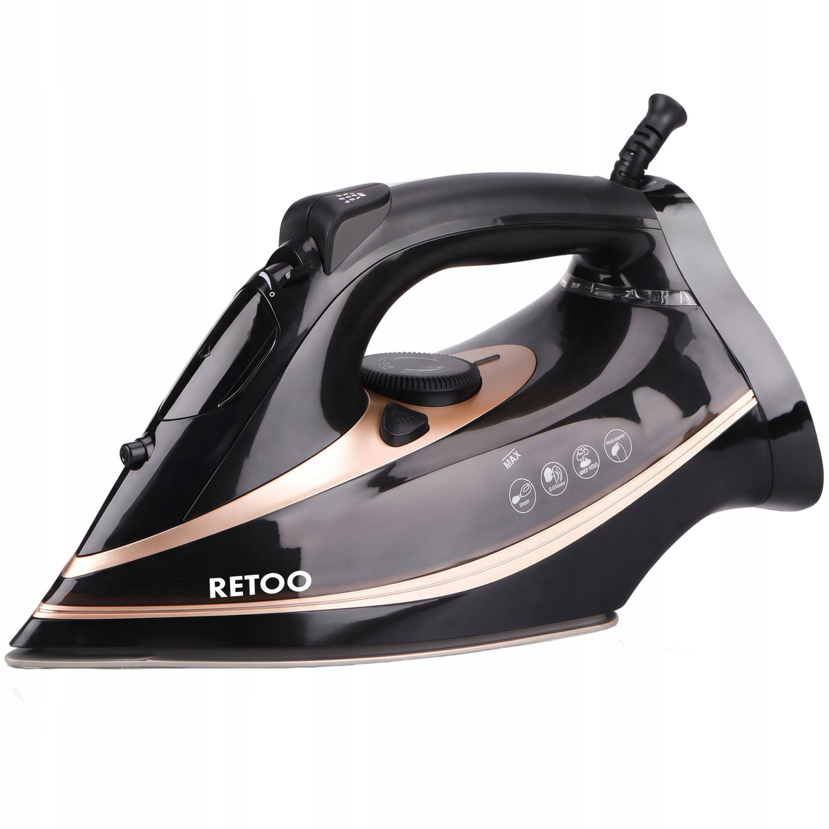 8in1 STEAM IRON HIGH POWER 2600W CERAMIC ANTI-CALC ANTI-DRIP COATING Packaging status original