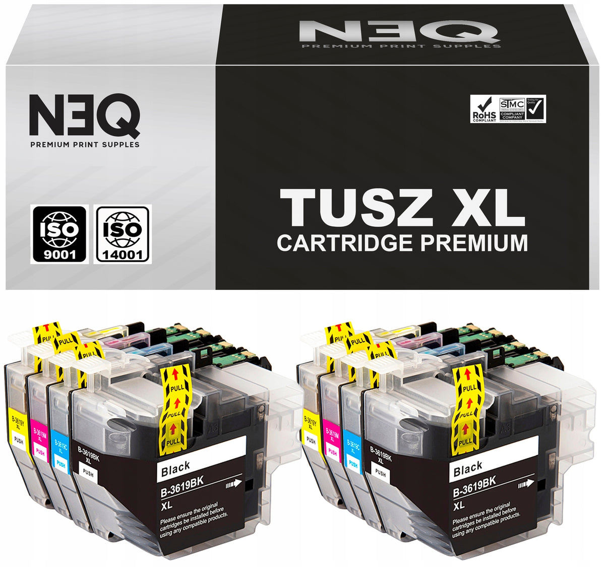 8x BROTHER INK CARTRIDGE LC3619XL MFC-J2330DW MFC-J3530DW MFC-J3930DW MFC-J2730DW