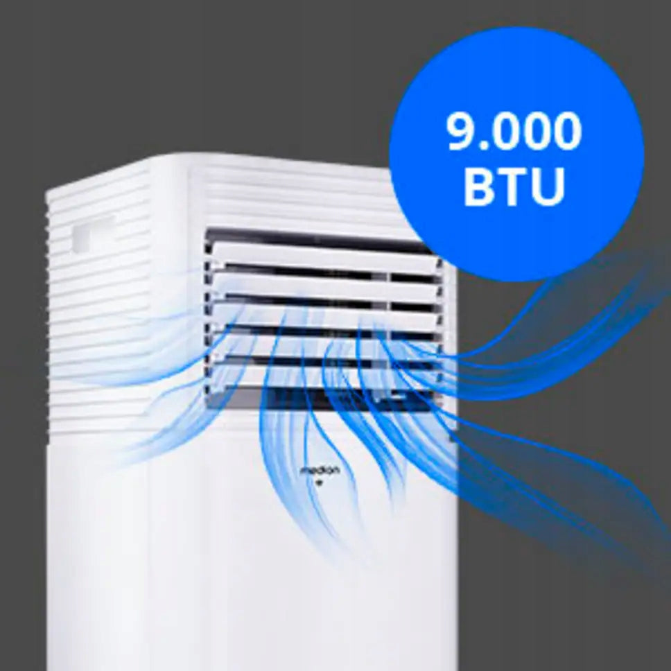 900W SILENT PORTABLE AIR CONDITIONER WITH COMPACT REMOTE CONTROL Power 900 W