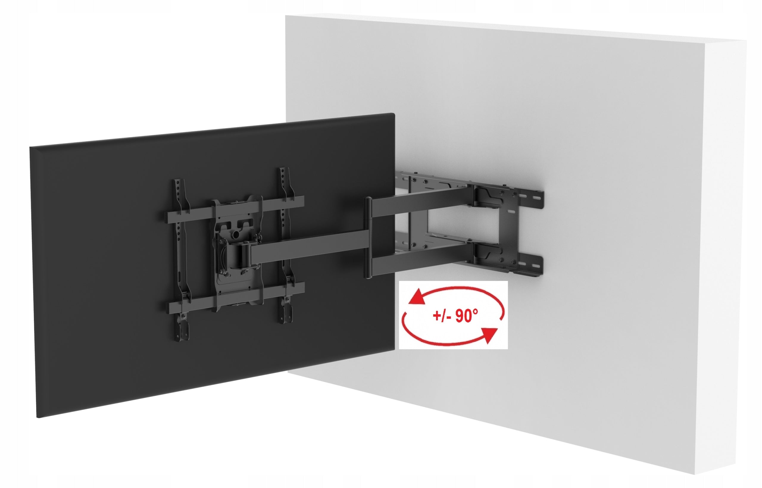 92cm LONG ARM TV MOUNT TV HANGER 50 55 65 inches SUPER STRONG Packaging status original