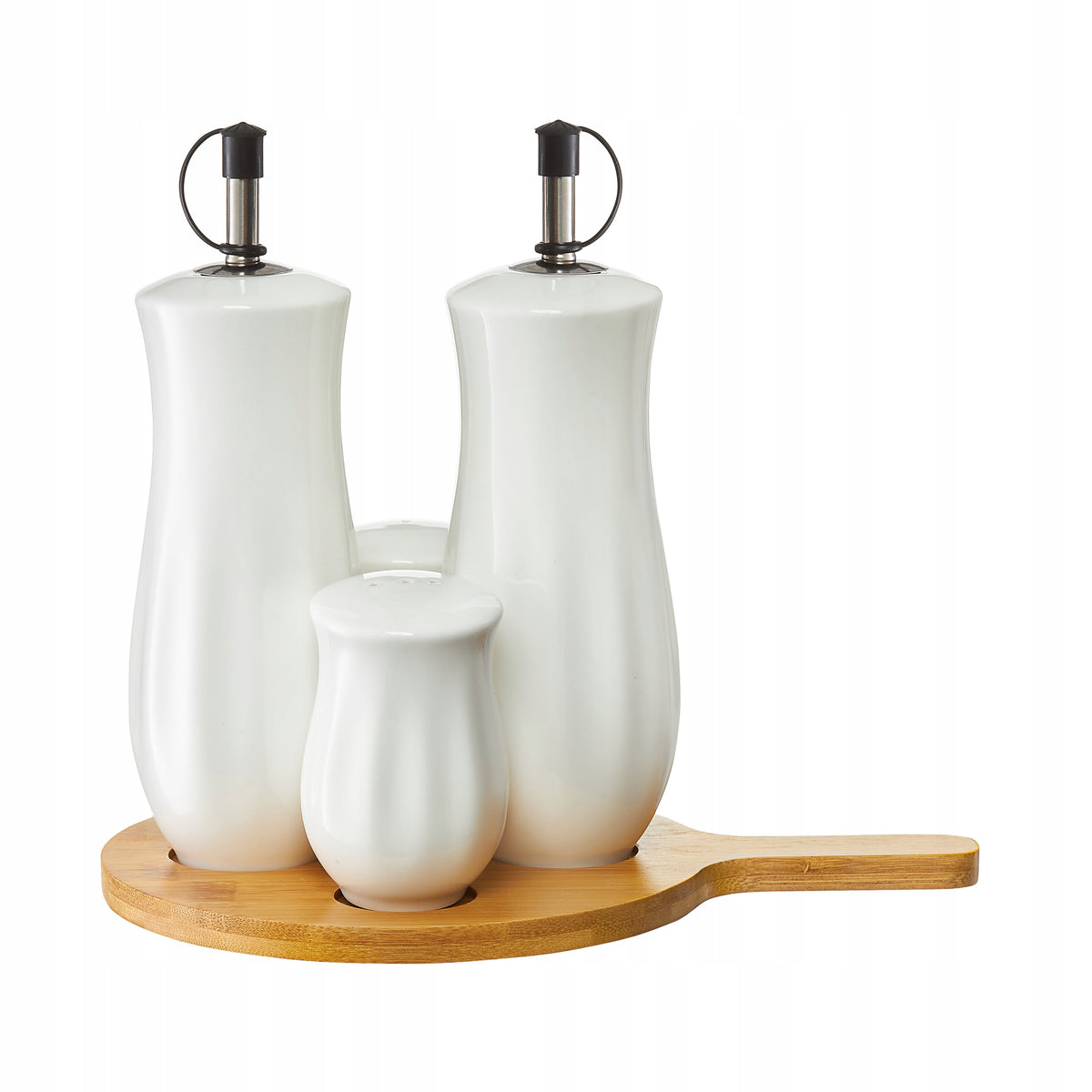94791 Set of spices on a Natural bamboo base, round AMBITION