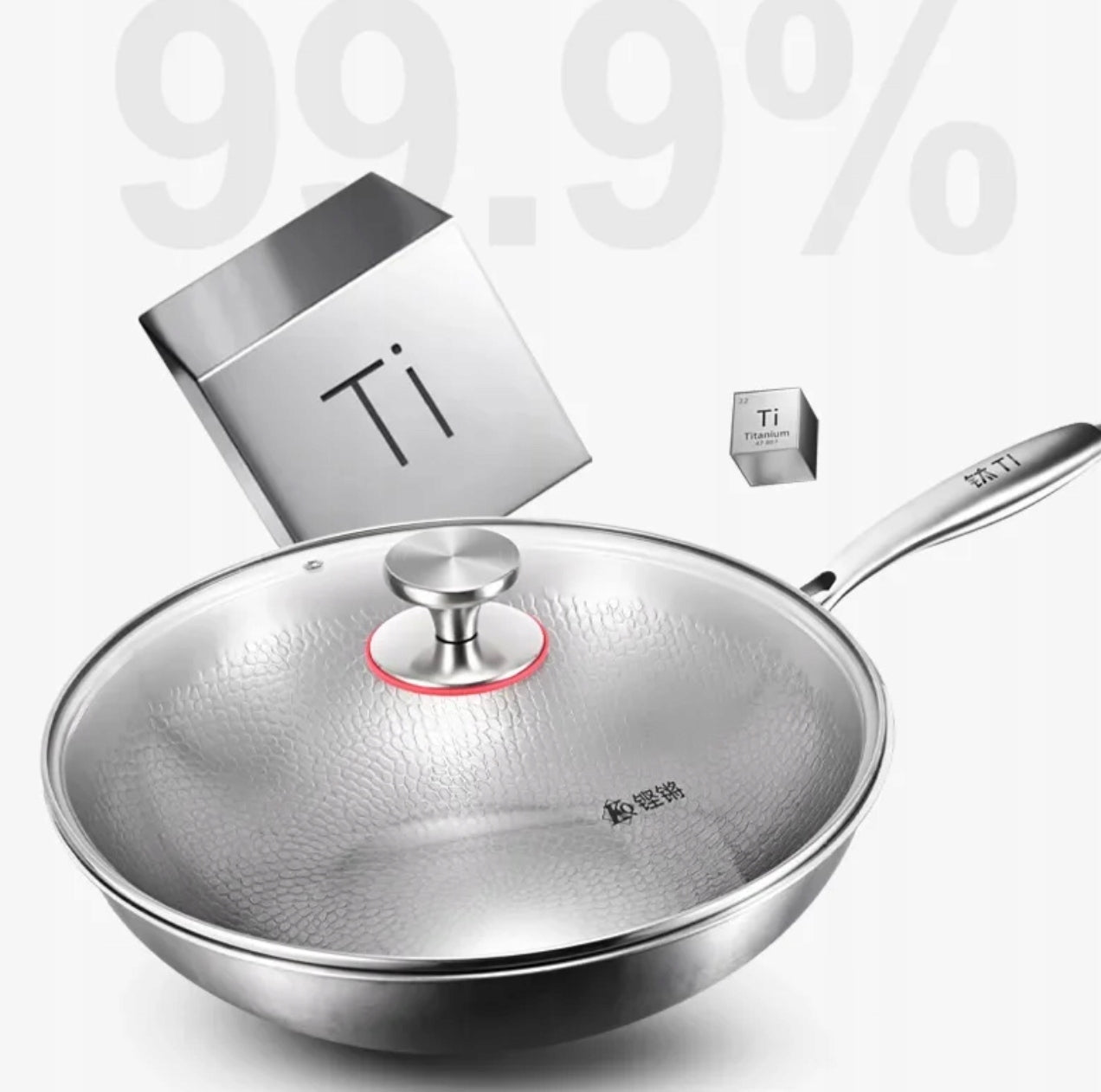 99% Titanium Forged Wok Does Not Stick Best For Eggs Titanium Pan Brand no brand