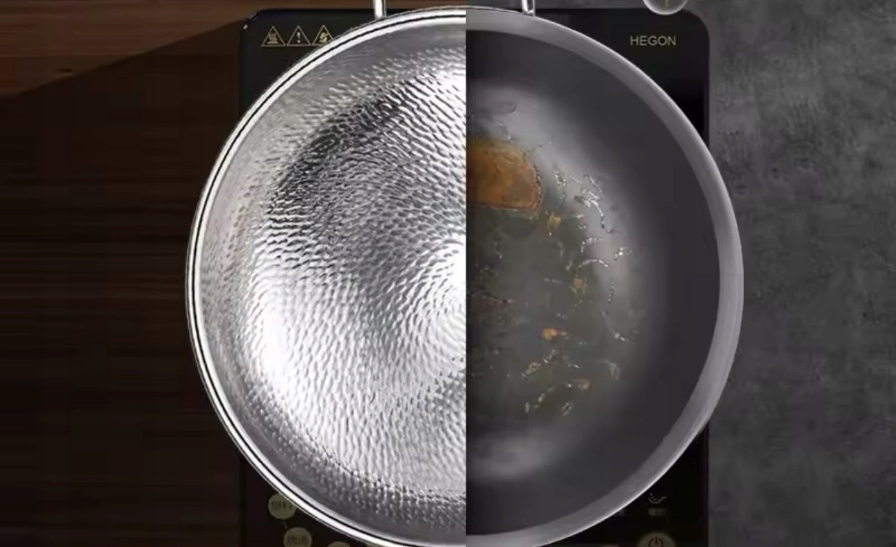 99% Titanium Forged Wok Does Not Stick Best For Eggs Titanium Pan EAN (GTIN) 4048357356612