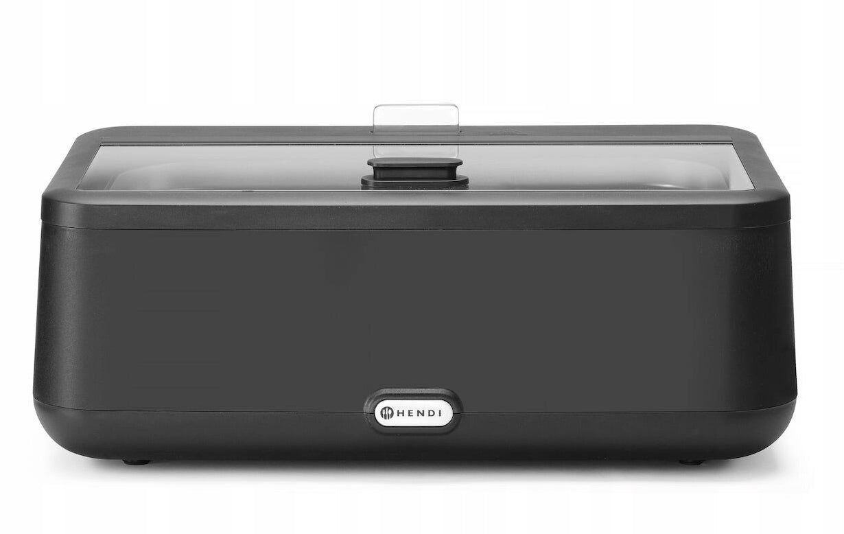 9L Electric Food Warmer, Black Mat 700W 230V HENDI UNIQ