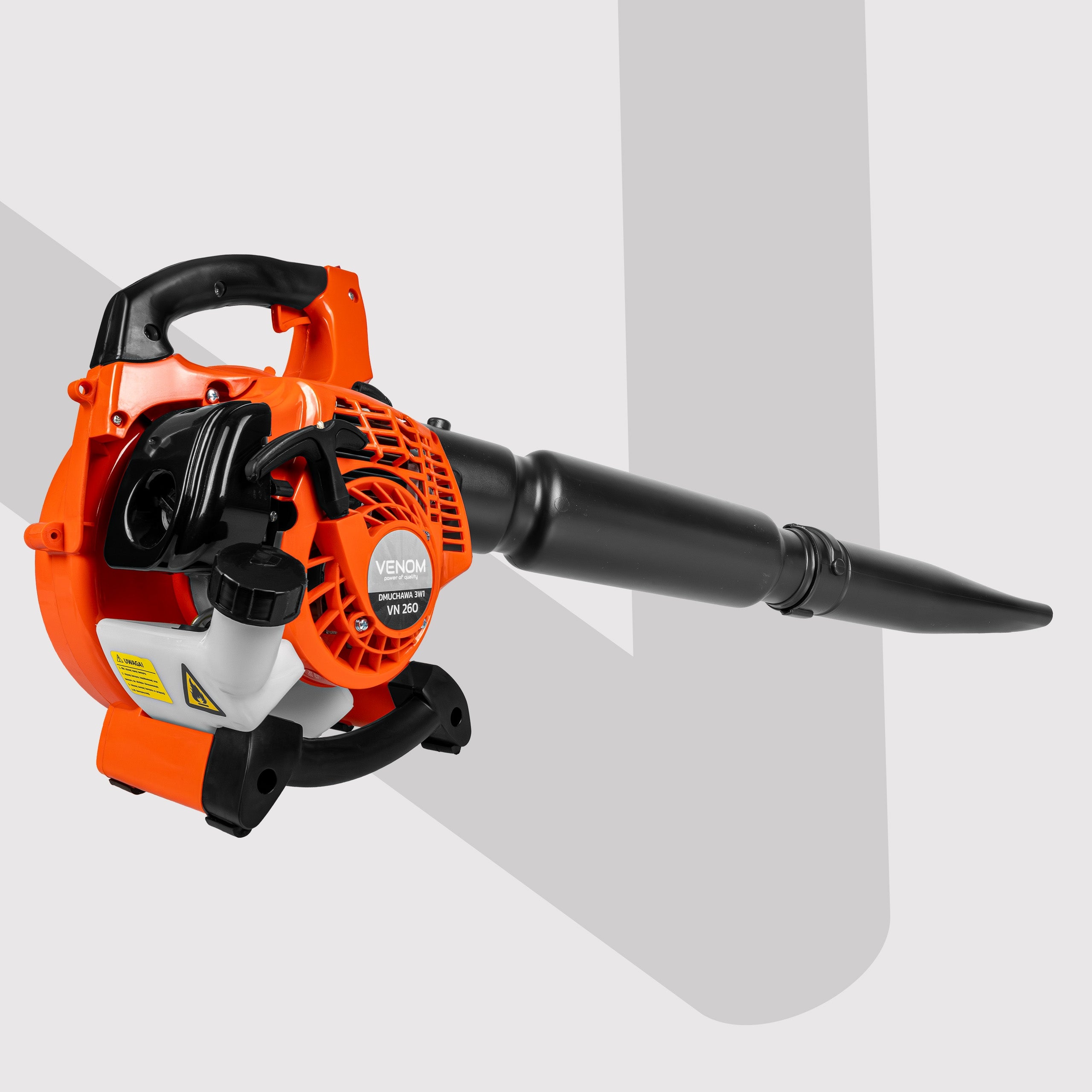 9in1 LEAF COMBUSTION BLOWER GARDEN VACUUM CLEANER SHREDDER BAG 55L Output 14 m3/min