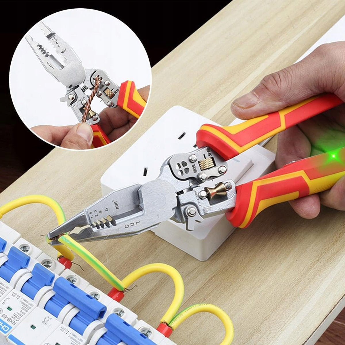 9in1 Multifunction Electrician Pliers With Current Measurement Function Product weight with unit packaging 0.34 kg