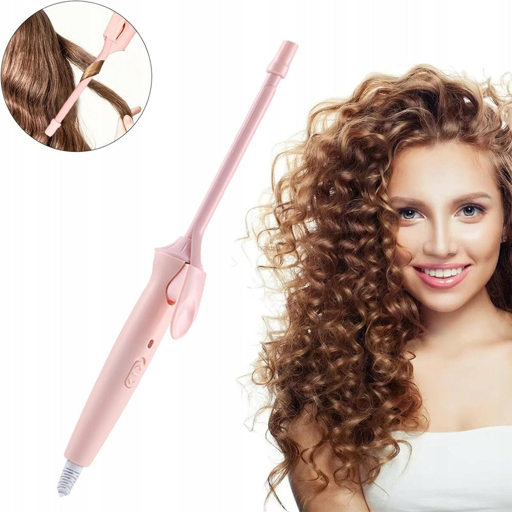 9mm Hair Curler Thin Barrel Wand for Tight Curls Fast Heating Lightweight