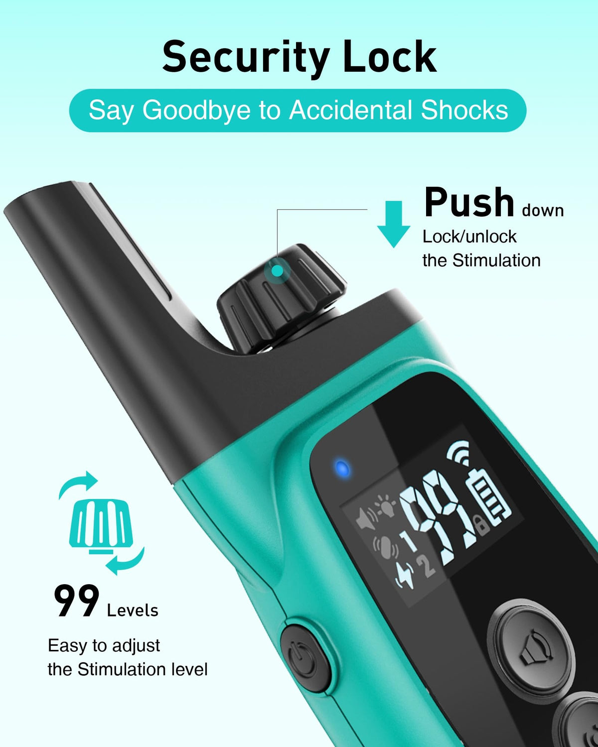 ABBIDOT-T50 Professional Electric Dog Training Collar Blue Manufacturer code AB-T50
