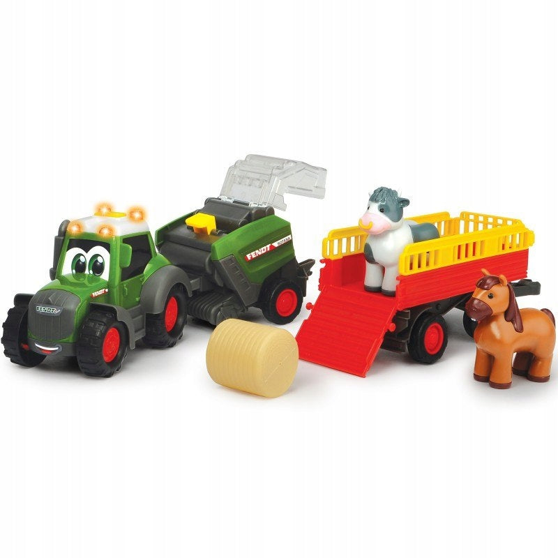 ABC. Farmer's set. Tractor with trailer and accessories Dickie Toys Kid's age 12+ months