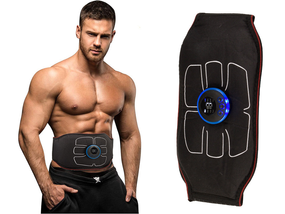 ABDOMINAL MUSCLE ELECTROSTIMULATOR BELT SLIMMING MASSAGE EMS STIMULATOR