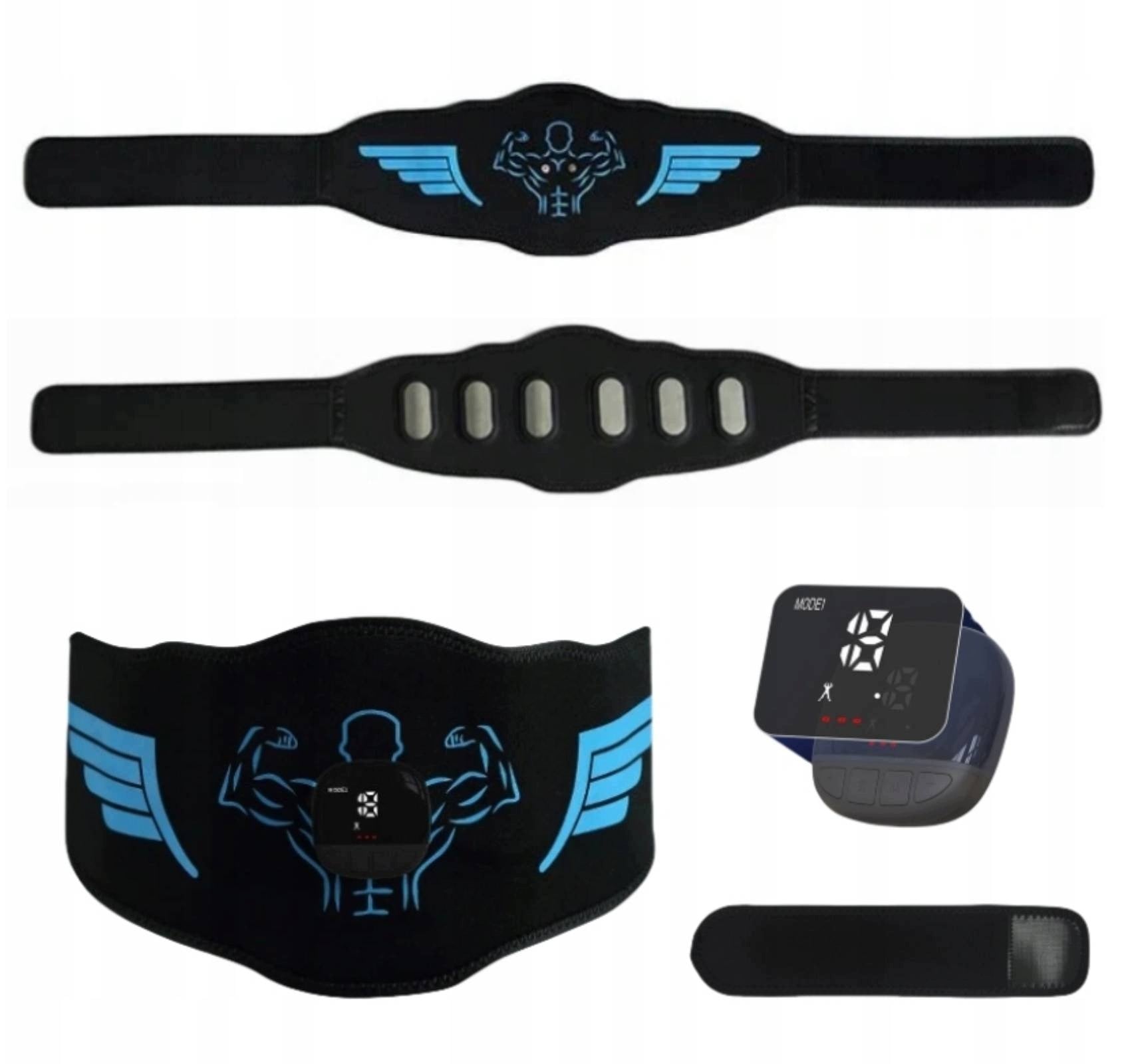 ABDOMINAL MUSCLE ELECTROSTIMULATOR SLIMMING BELT ABS UNIVERSAL 10 MODES Packaging status original