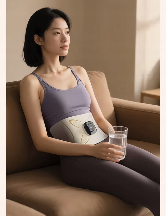 ABDOMINAL MUSCLE ELECTROSTIMULATOR SLIMMING BELT EMS HEATING STIMULATION Brand Artnico