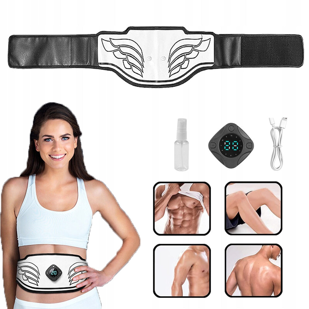 ABDOMINAL MUSCLE ELECTROSTIMULATOR SLIMMING BELT EMS STIMULATOR Size universal