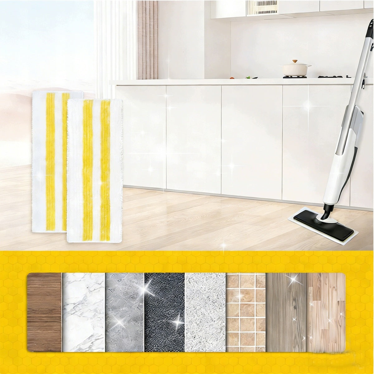 ACCESSORIES FOR KARCHER SC1 SC2 SC3 SC4 SC5 SET OF 6 FOR STEAM MOP Packaging status original