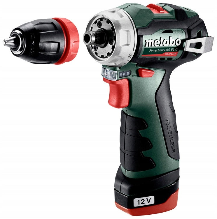 ACCUMULATOR DRILL 12V POWERMAXX 2*2.0AH SUITCASE 601749500 METABO Brand no brand