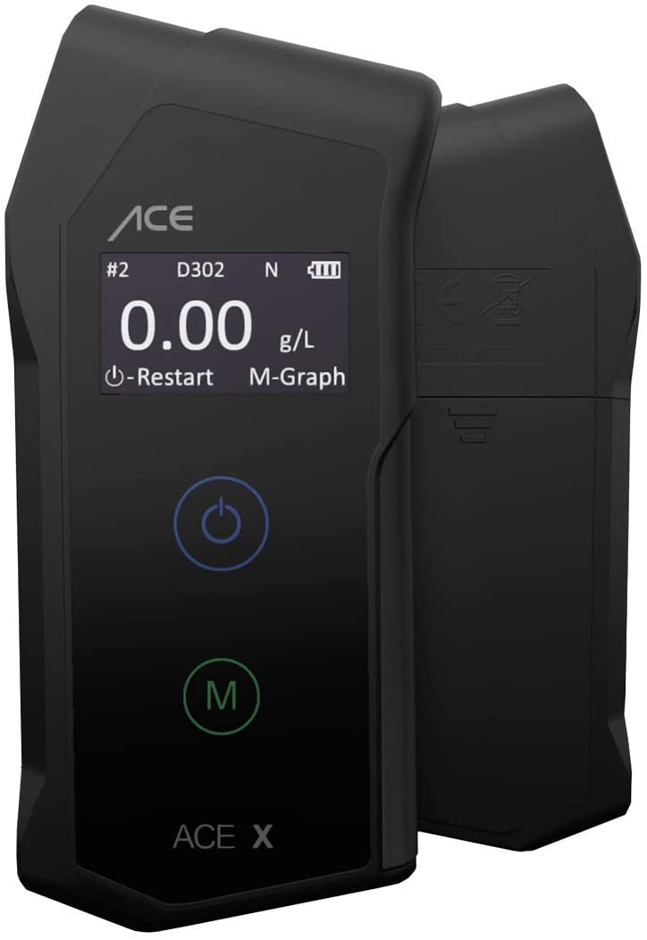 ACE X 107069 black breathalyzer