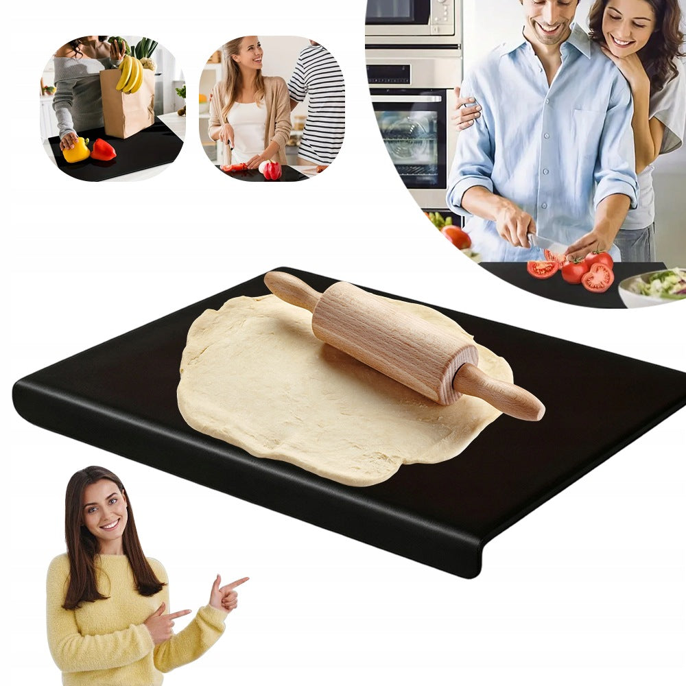 ACRYLIC CUTTING BOARD, WITH LIMITING EDGE, KITCHEN GADGETS