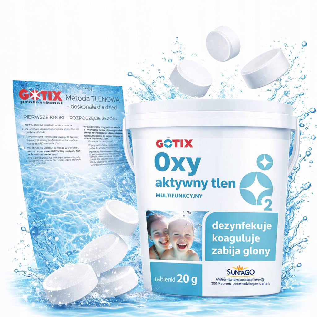 ACTIVE MULTIFUNCTIONAL OXYGEN 11in1 - 3kg - FOR POOL JACUZZI WITHOUT CHLORINE Manufacturer code AKTYWNY TLEN MULTIFUNKCYJNY