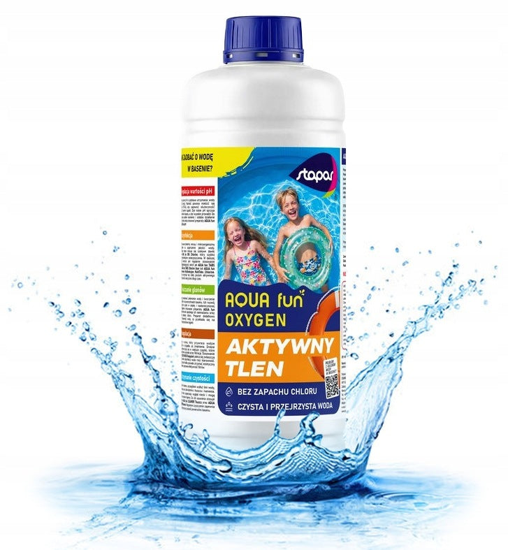 ACTIVE OXYGEN Disinfection without Chlorine Chemistry Swimming Pool Jacuzzi OXYGEN STAPAR 1L
