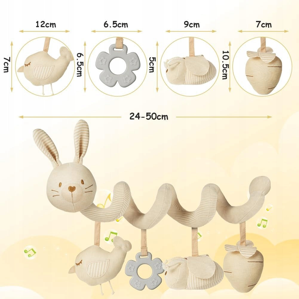 ACTIVITY SPIRAL FOR CAR SEAT CRIB STROLLER WITH RATCHETS 0M+ Packaging status original