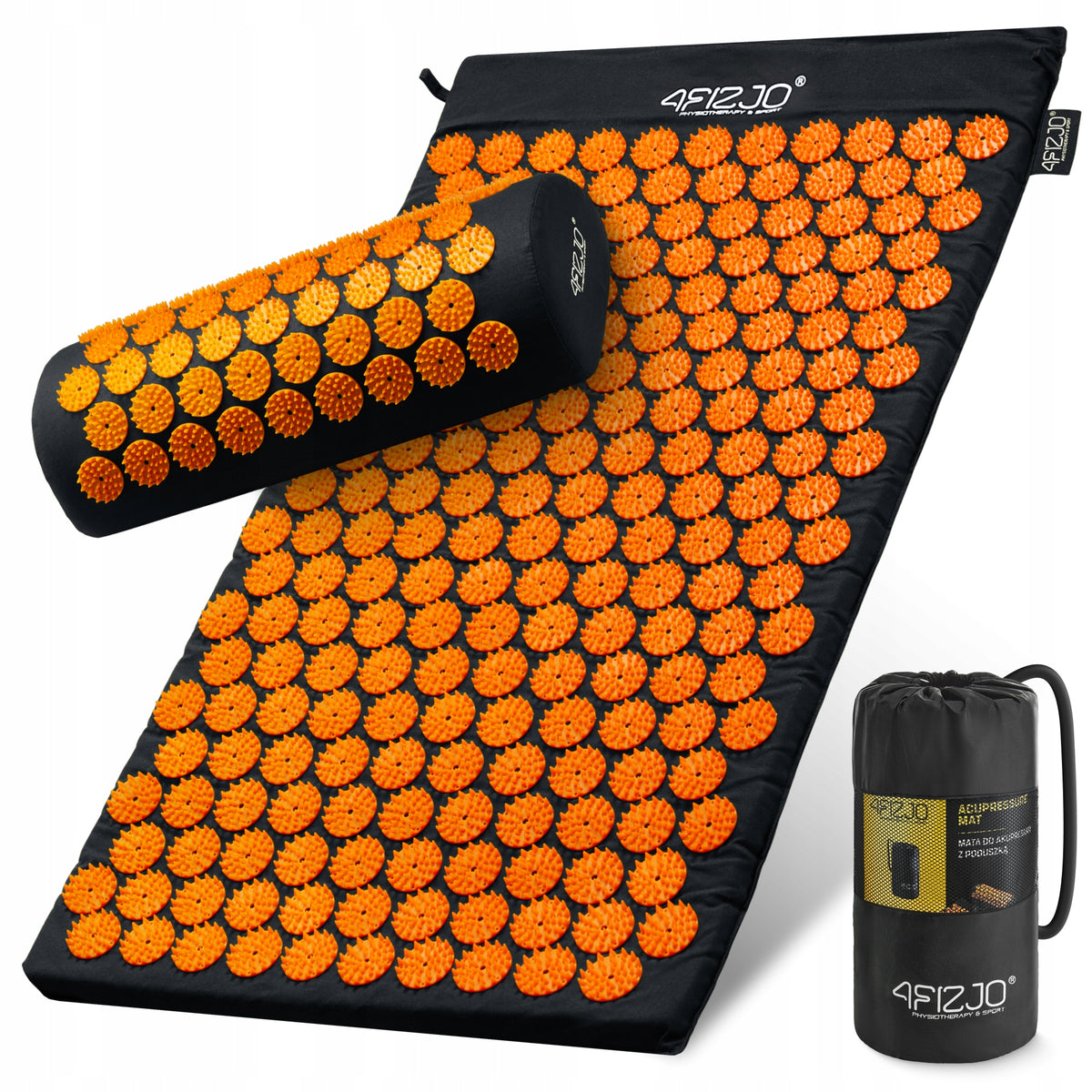 ACUPRESSURE MAT ACUPRESSURE MASSAGE REHABILITATION WITH SPIKES PILLOW
