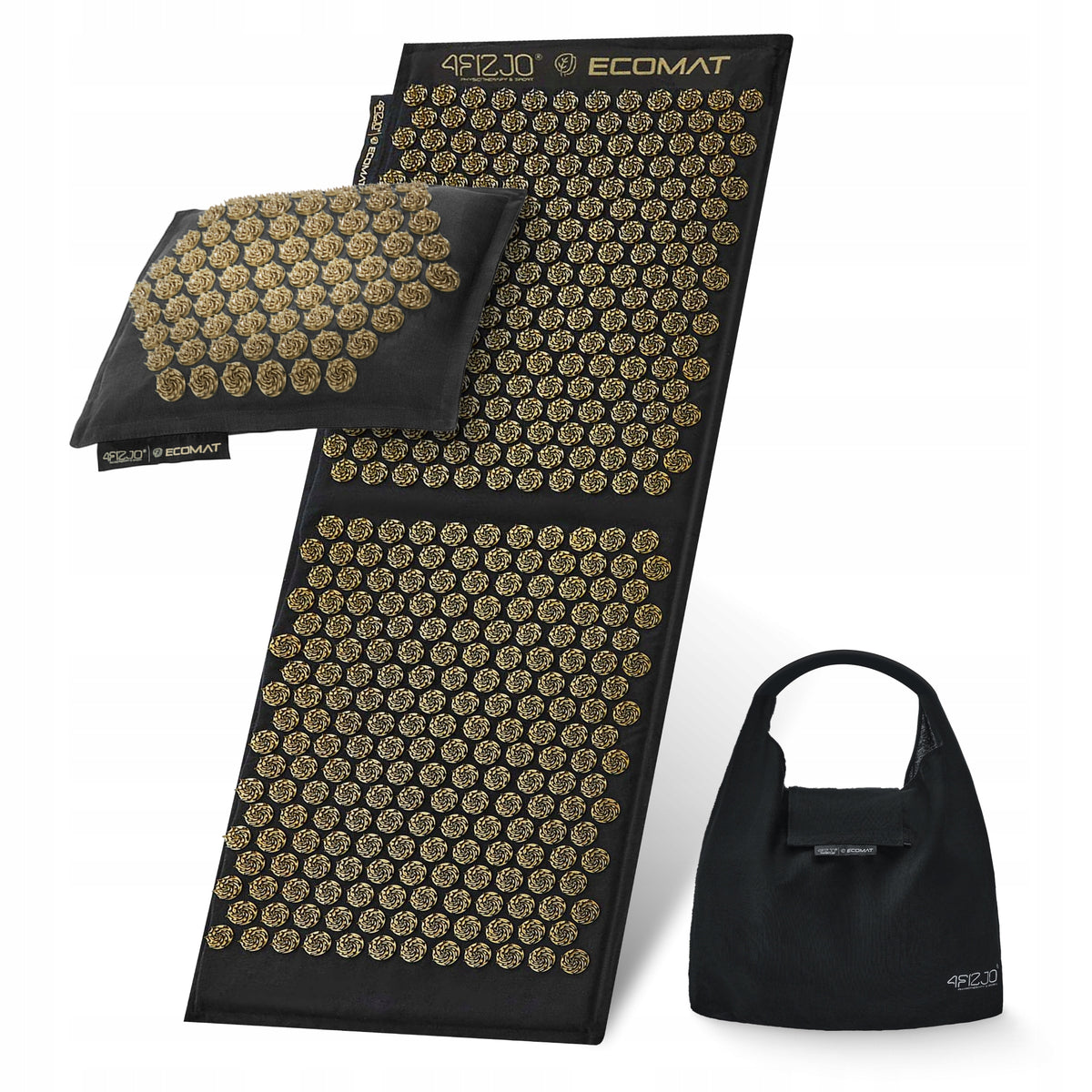 ACUPRESSURE MAT ECO WITH SPIKES HEALTH RELAXATION MASSAGE PILLOW BAG