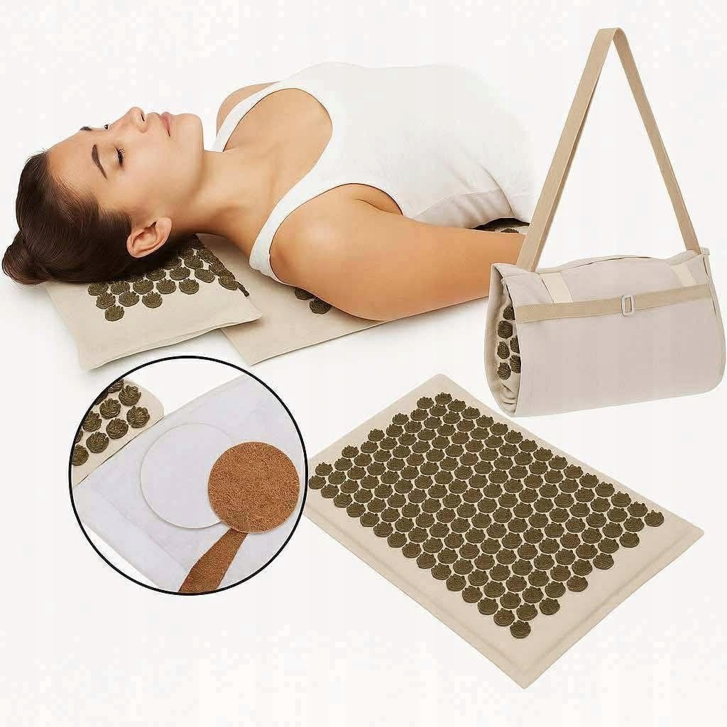 ACUPRESSURE MAT HEALTH ECO-FRIENDLY PILLOW WITH SPIKES+HOLIVITAL BAG Manufacturer code 444515