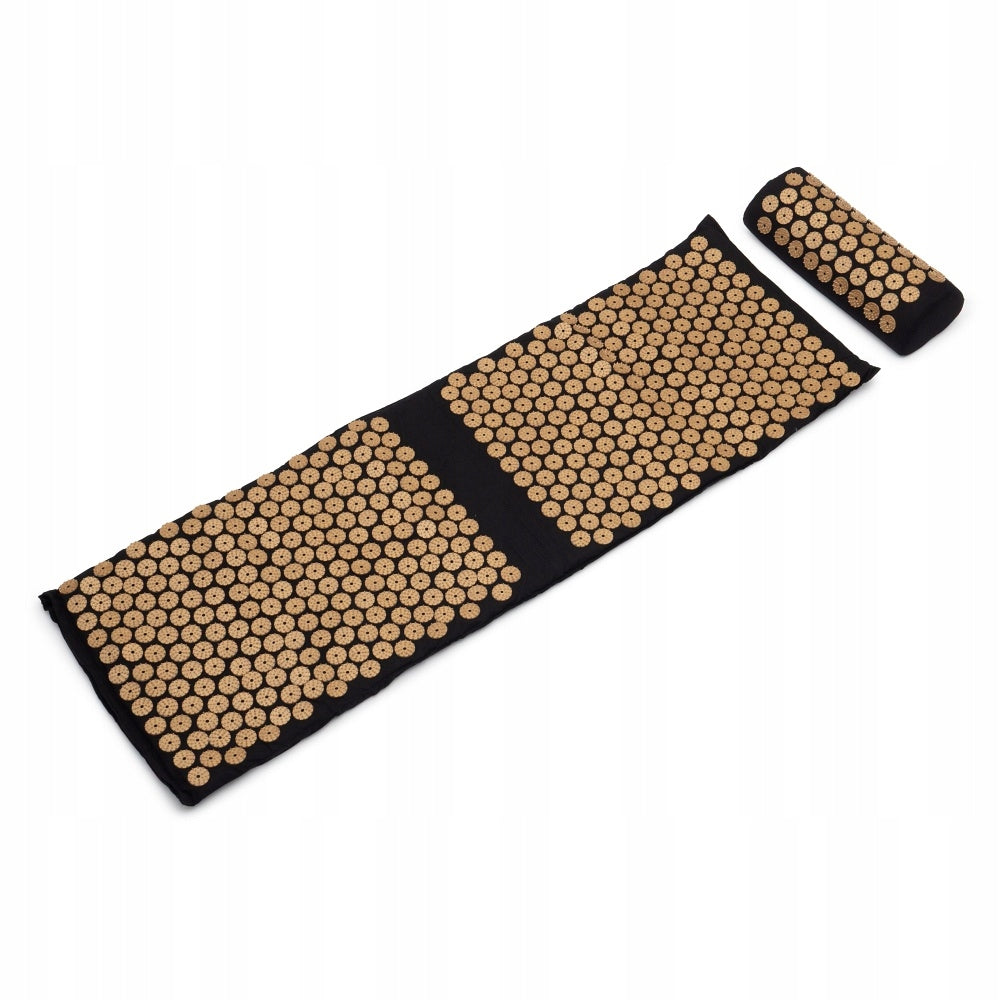 ACUPRESSURE MAT Large Health With SPIKES Stimulating Circulation + Pillow Packaging status original