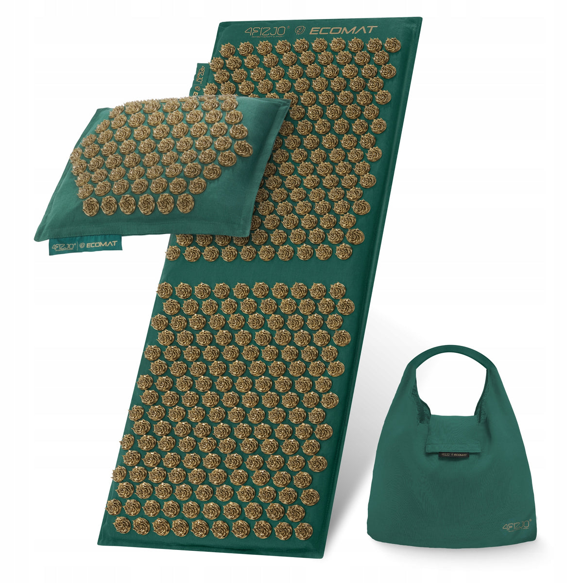 ACUPRESSURE MAT WITH SPIKES ECO HEALTH MASSAGE PILLOW BAG PAIN RELIEF XL