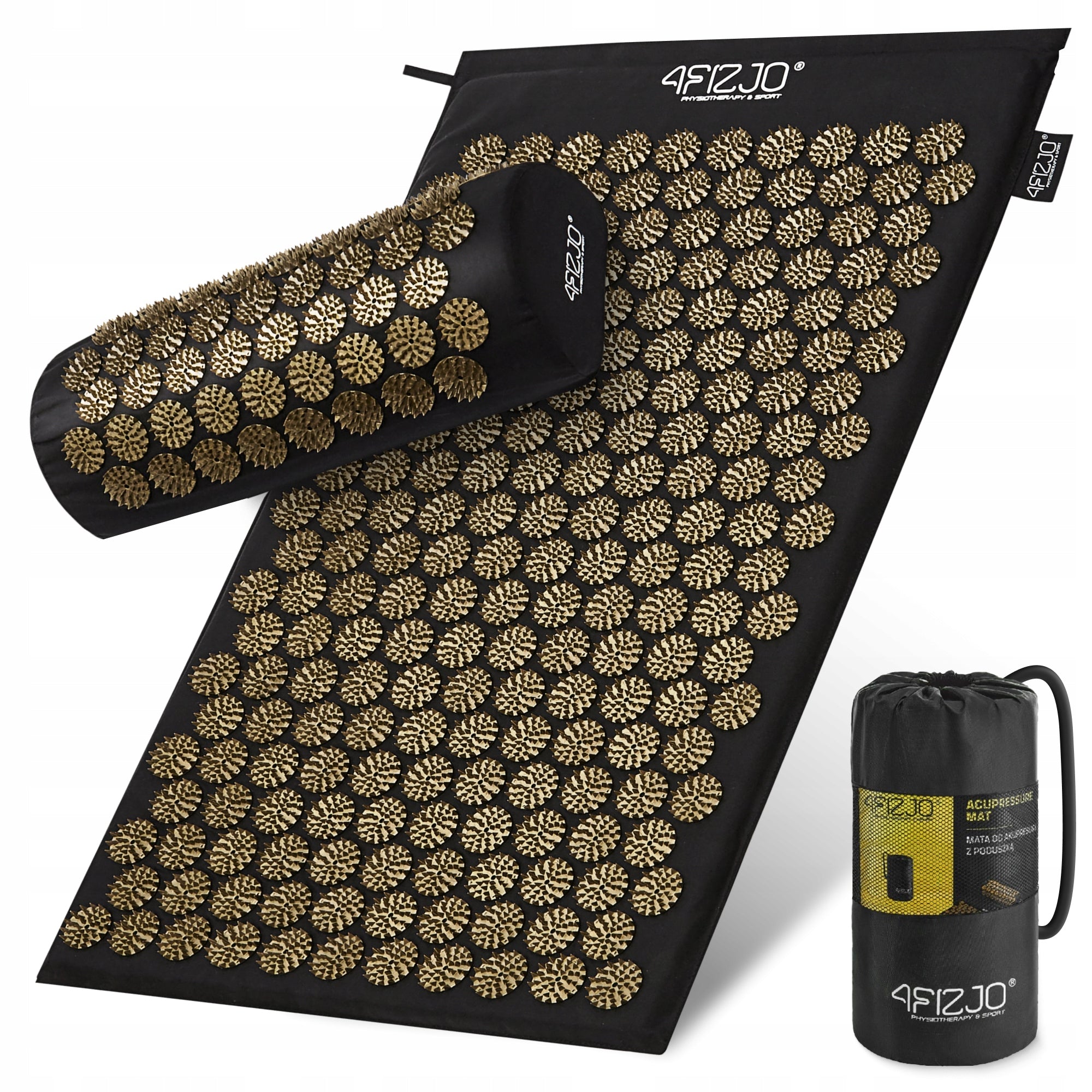 ACUPRESSURE MAT WITH SPIKES HEALTH ACUPRESSURE MASSAGE SET PILLOW