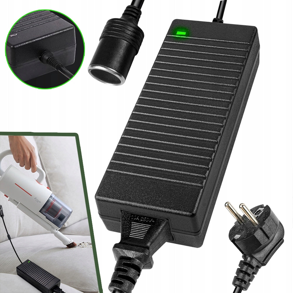 ADAPTER 240V TO 12V ADAPTER POWER SUPPLY 15A FOR CAR AND HOME CHARGER