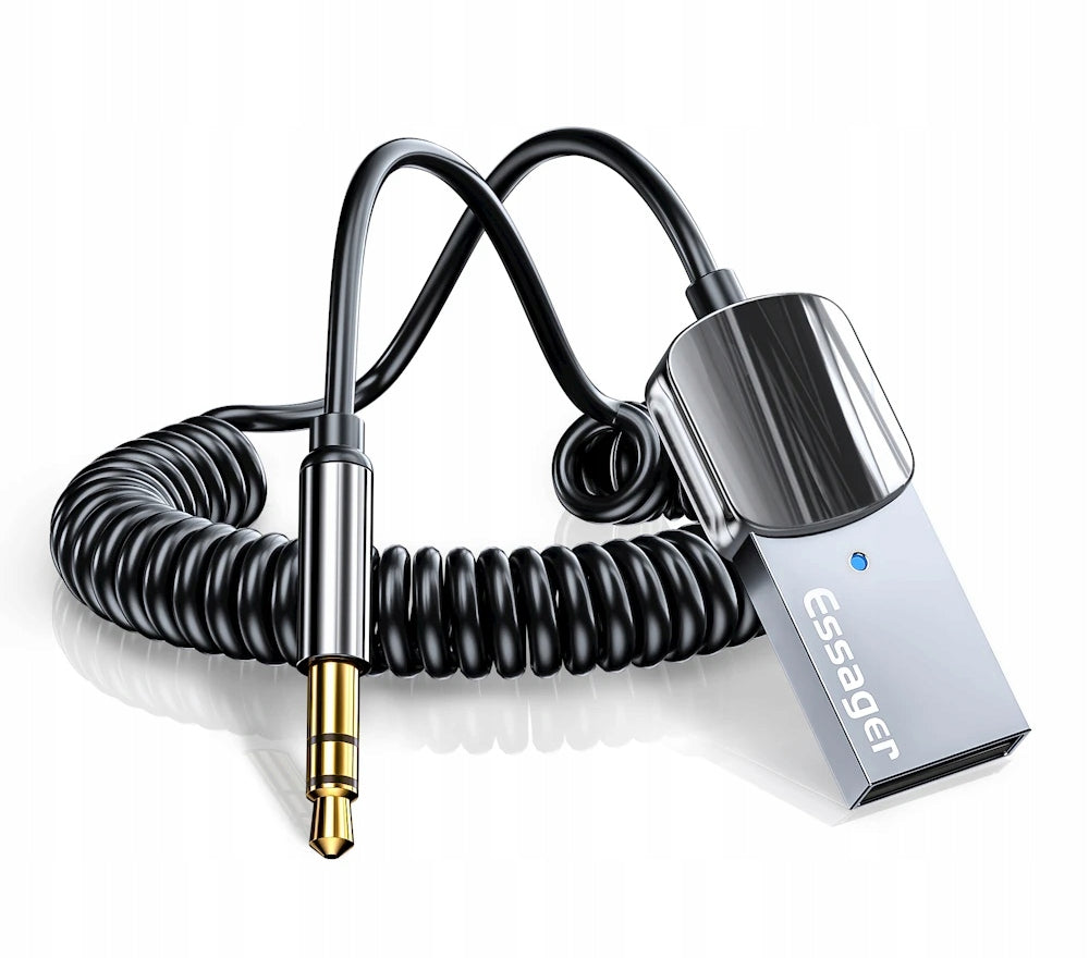 ADAPTER BLUETOOTH RECEIVER AUX USB JACK 3,5 FOR CAR MICROPHONE Manufacturer code EBTEB01-JS0A