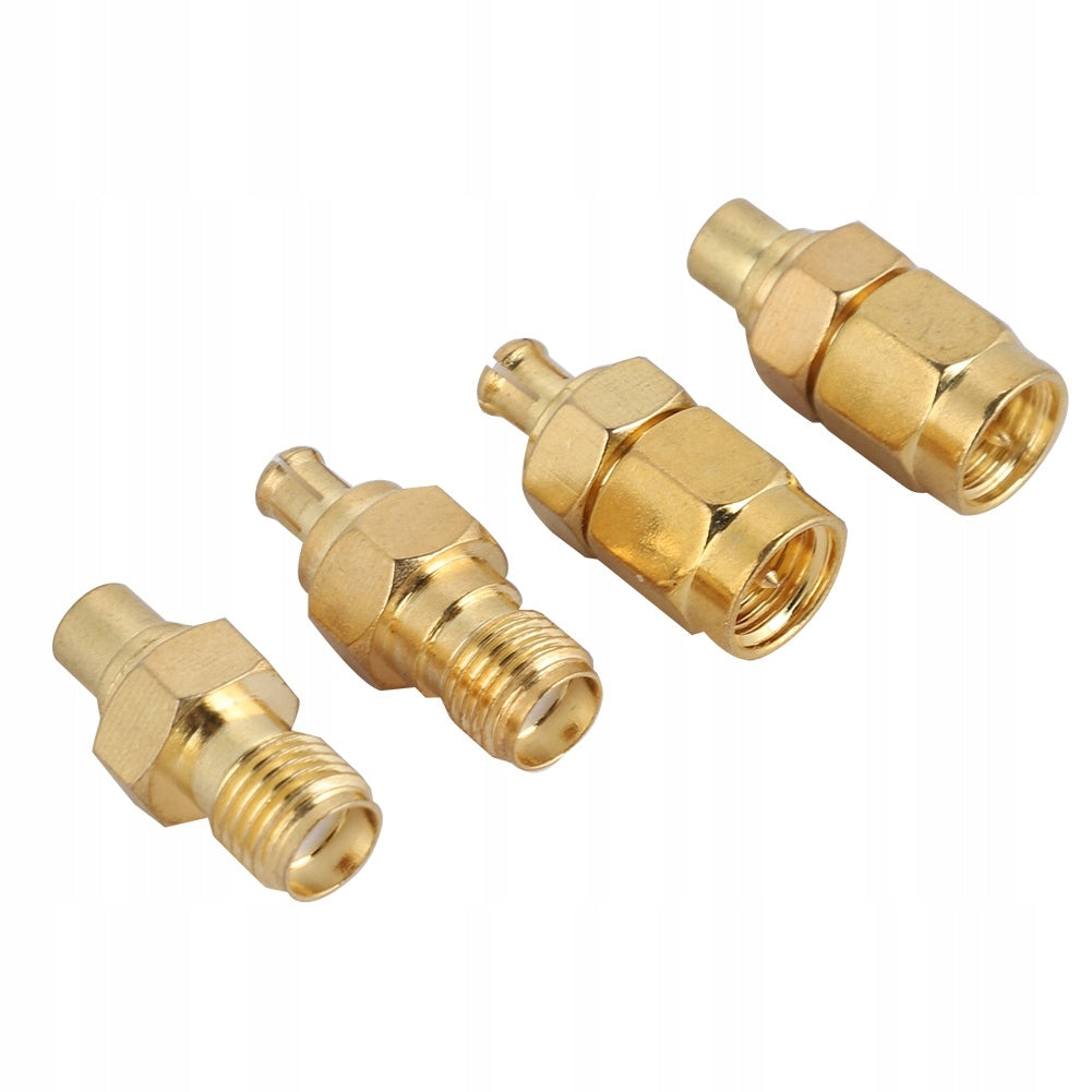 ADAPTER FOR MCX PLUG TO SMA SOCKET FOR CABLE AND RADIO ANTENNAS 50OM 4PCS Manufacturer code XD07928