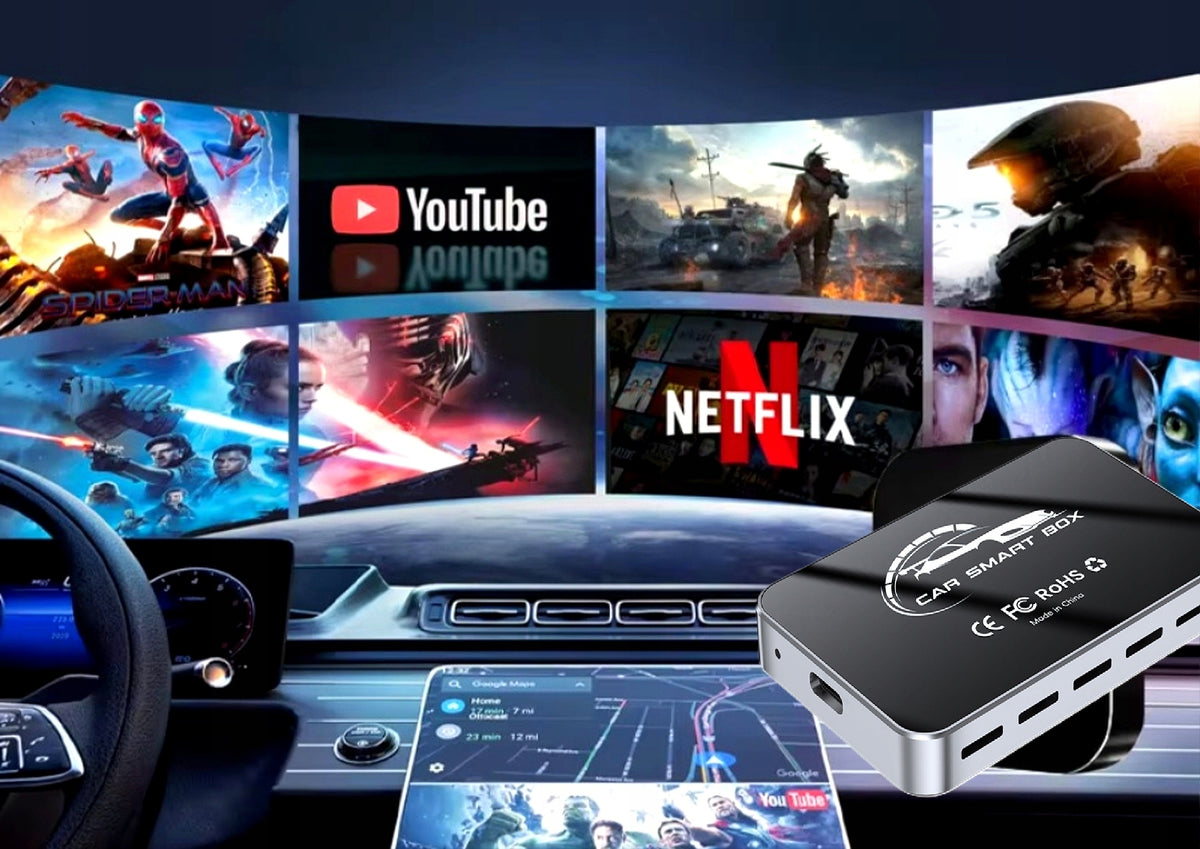 ADAPTER MODULE CarPlay Android Auto 13 YouTube Netflix Wireless 4+32GB Manufacturer code AI&JL CARPLAY ANDROIDAUTO YOUTUBE T11 4+32GB