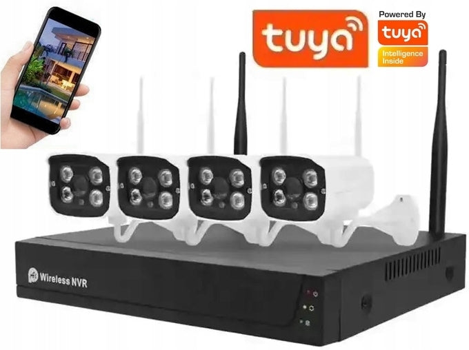 ADDITIONAL WiFi CAMERA TO EXPAND THE SURVEILLANCE KIT SYSTEM IN APP TUYA Batteries included no