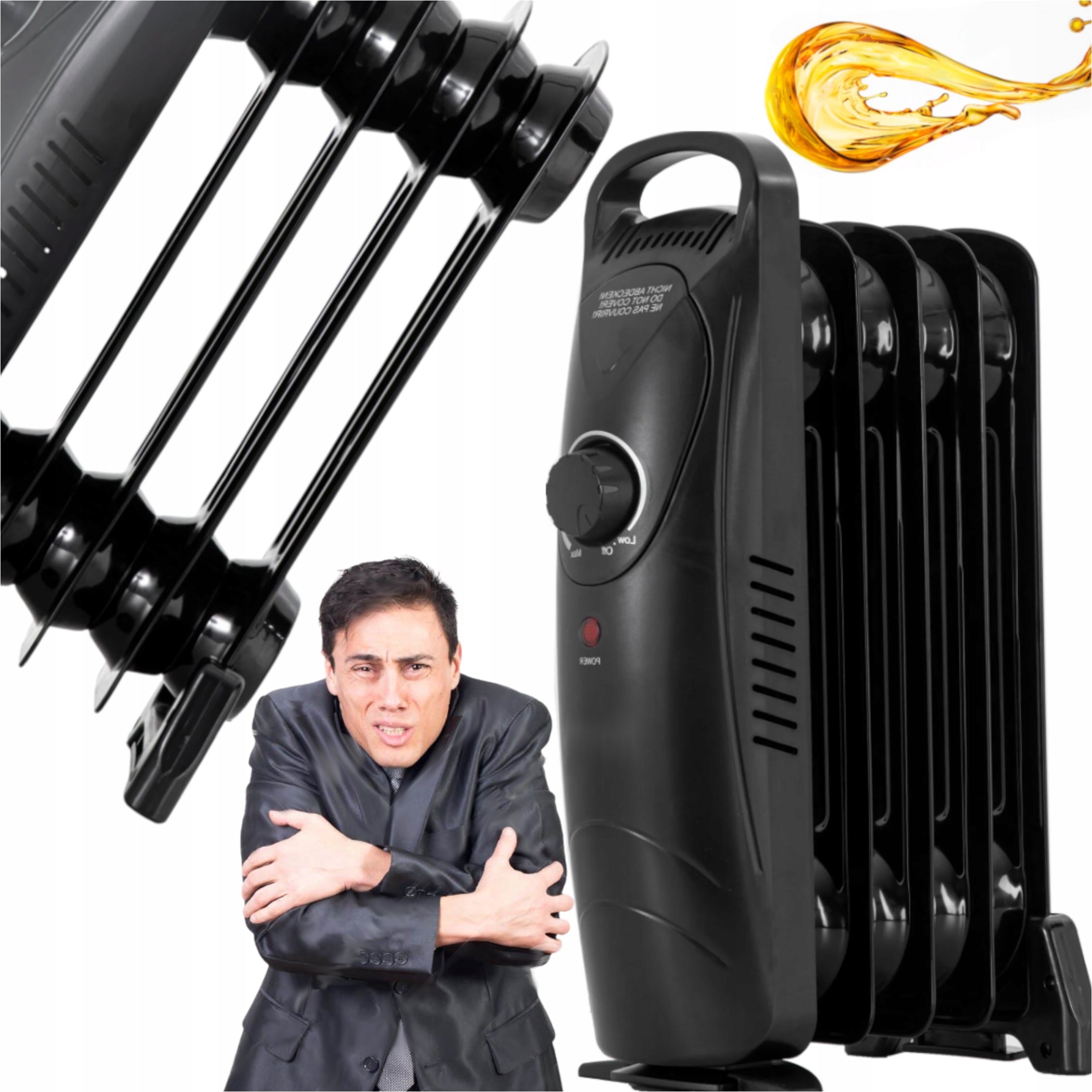 ADJUSTABLE ELECTRIC OIL HEATER CHEAP AND SAFE HEATING