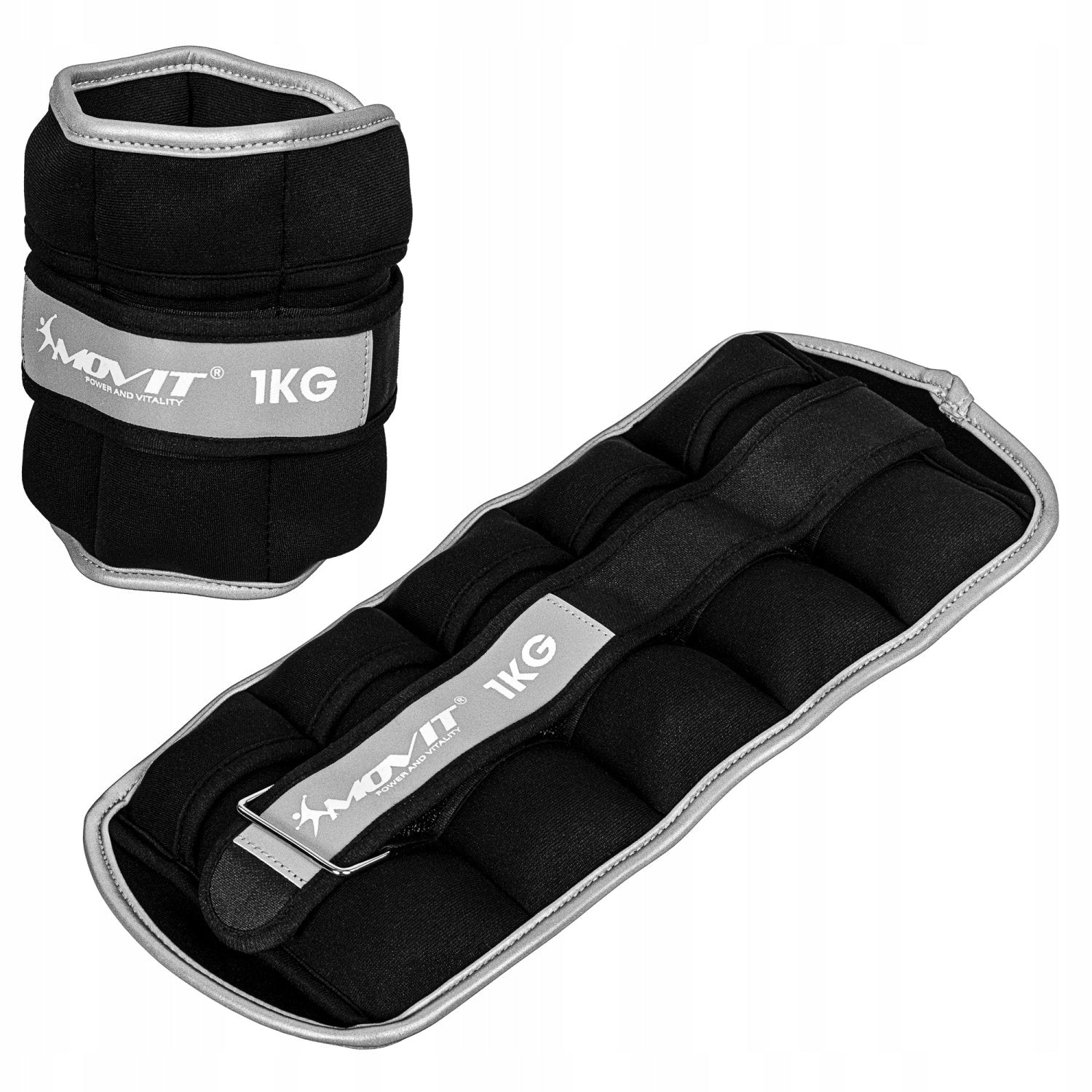 ADJUSTABLE NEOPRENE WEIGHTS 2x 1 KG LEG ARMS Manufacturer code 2824