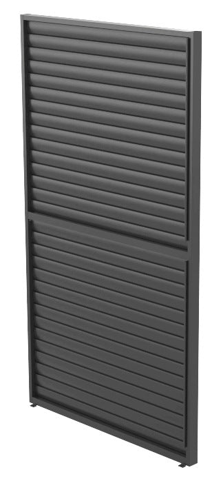 ADJUSTABLE SIDE LOUVER PANEL PERGOLA MOVABLE BOARDS ANTHRACITE 90CM Packaging status original