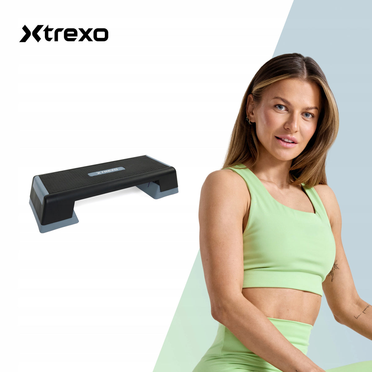 ADJUSTABLE Step for Fitness Exercise XTREXO 3 Degrees Platform 89 x 35 Manufacturer code TXO-B4W007