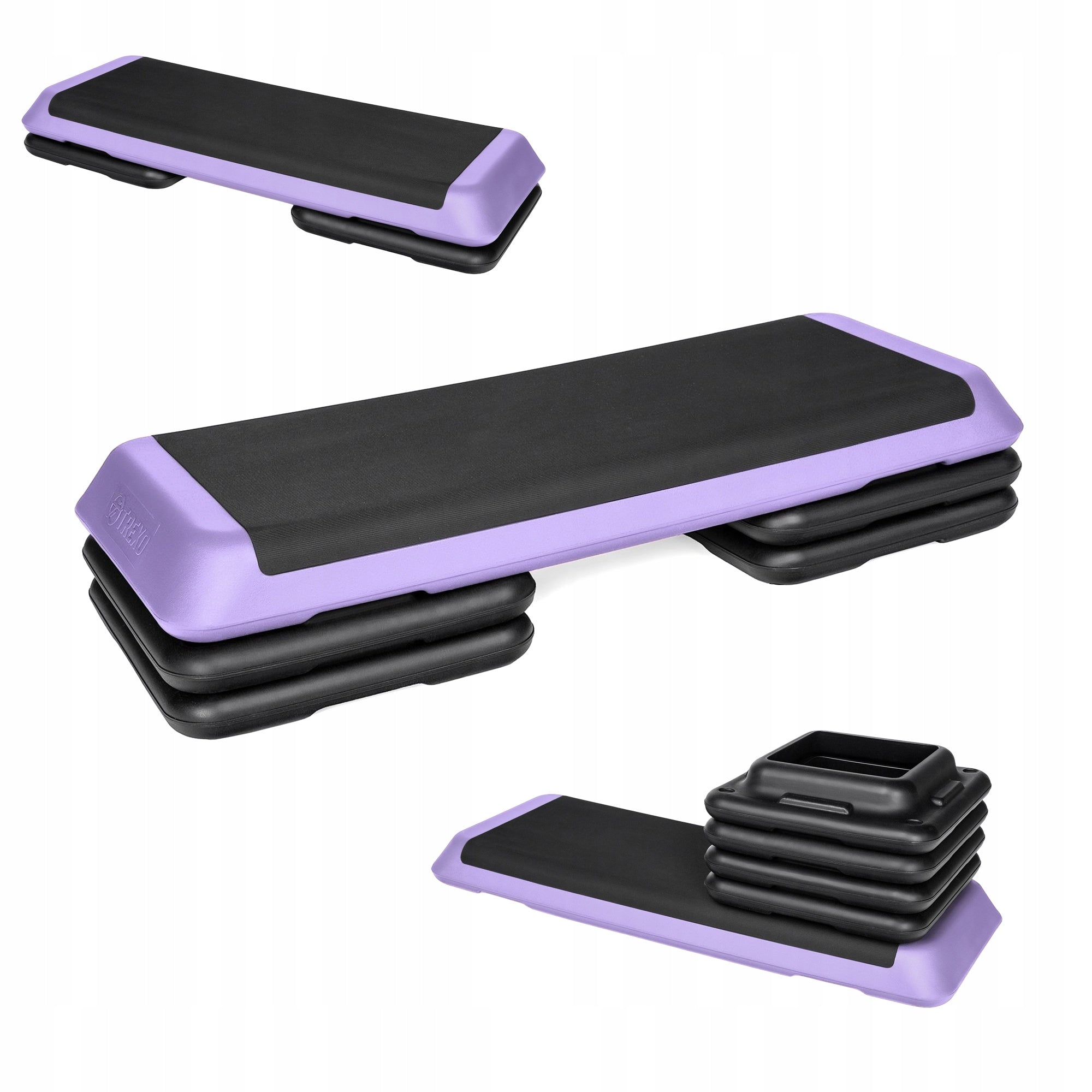 ADJUSTABLE Step for Fitness Exercise XTREXO aerobics 3 steps platform