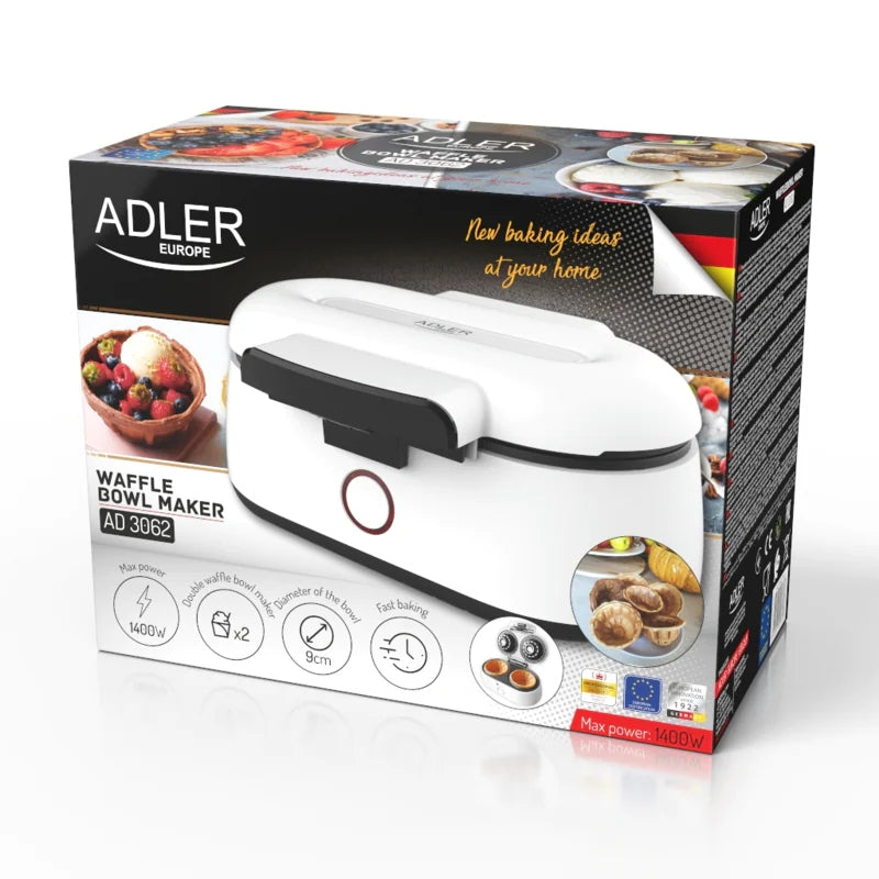 ADLER AD3062 | wafer bowl maker | 2 bowls * insulated handle Manufacturer code AD3062