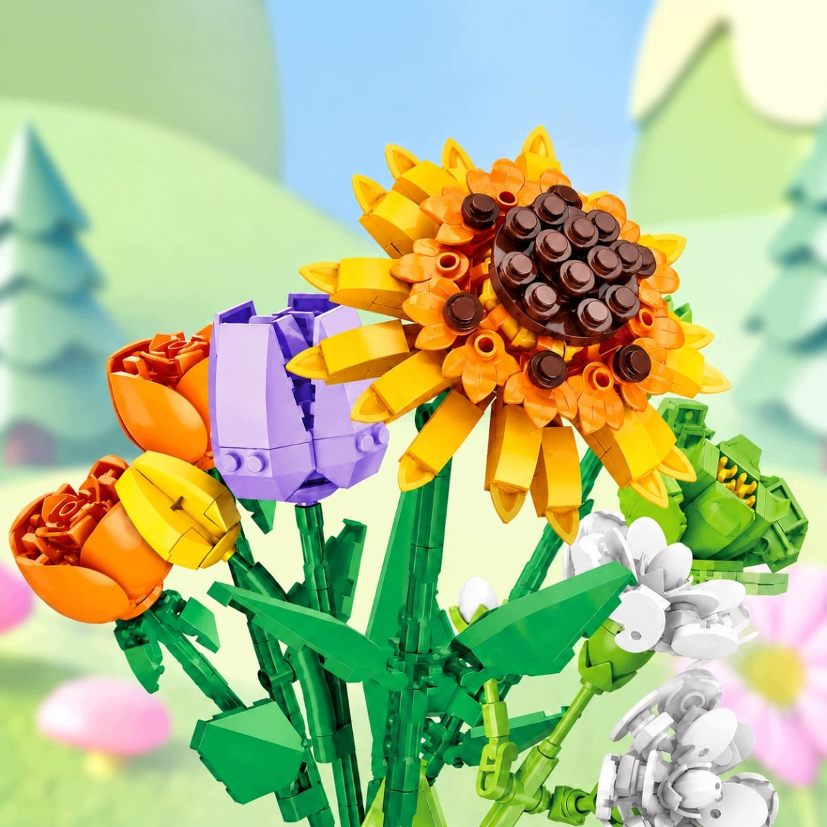 ADVENT CALENDAR 2026 BLOCKS FLOWERS 24 DAYS BOUQUET DIY TO FOLD Brand no brand