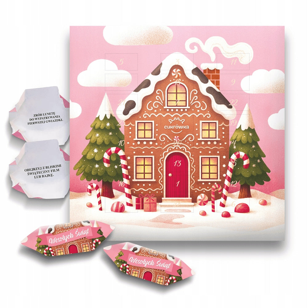 ADVENT CALENDAR 24 Fudge with TASKS to choose from For adults and children
