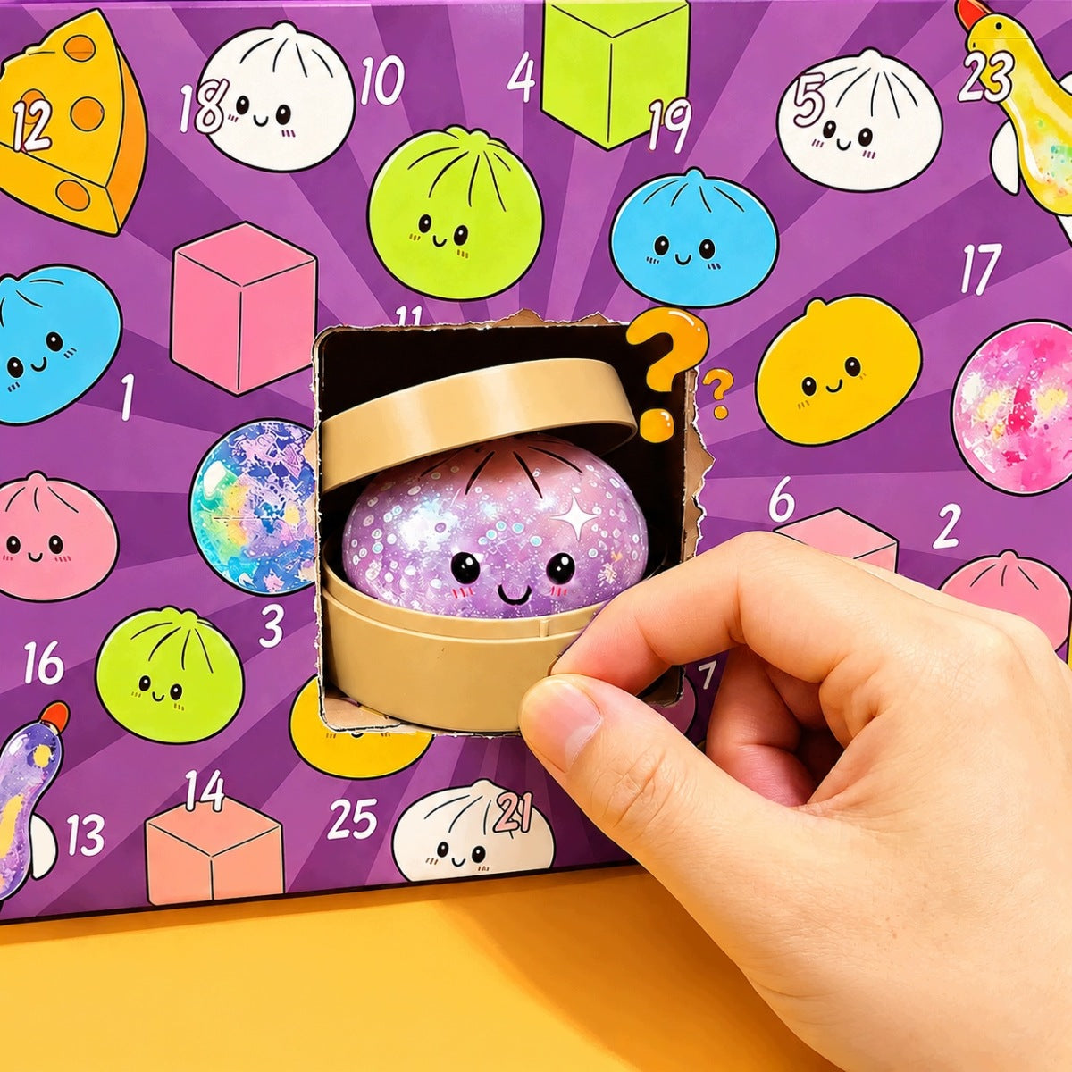 ADVENT CALENDAR 25 SQUISHY ANTI-STRESS GIFT CHRISTMAS SET Manufacturer code 6921187052320