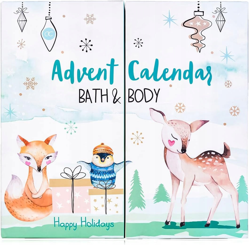 ADVENT CALENDAR BATH AND BODY CARE SET FOR GIRLS